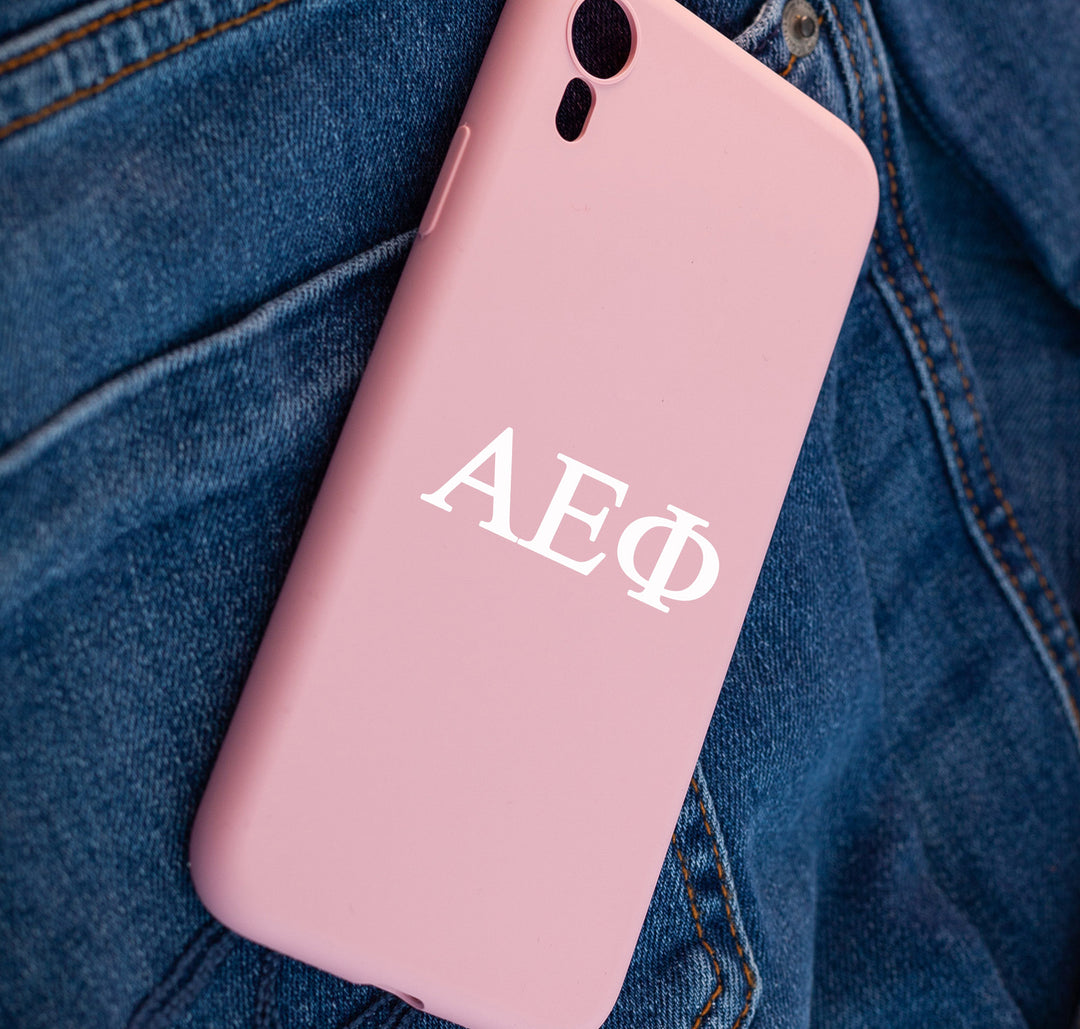 Alpha Epsilon Phi Sorority Car Sticker, Decal Letters Only, Laptop Sticker, Rush Week, AEPhi, ΑEΦ Sorority Sticker