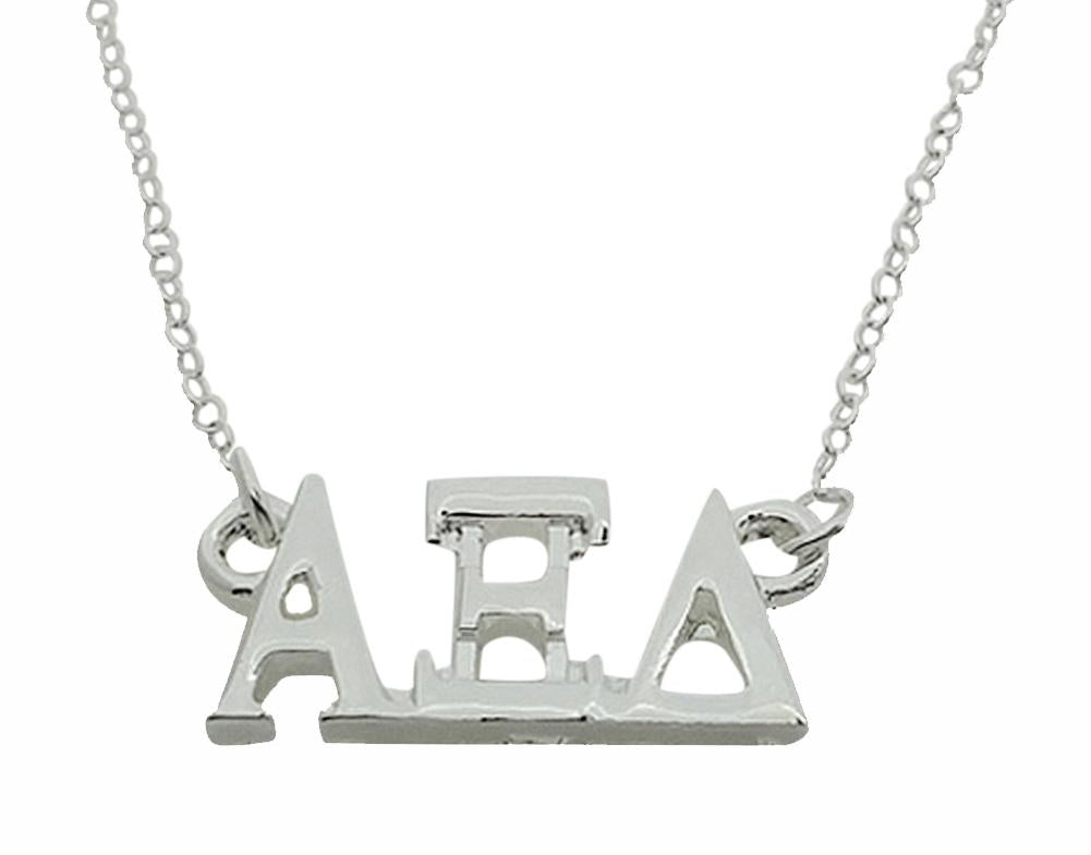Alpha Xi Delta Floating Sorority Lavalier Necklace - DKGifts.com