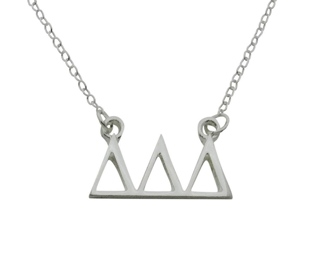 Tri Delta Delta Delta Floating Sorority Lavalier Necklace - DKGifts.com