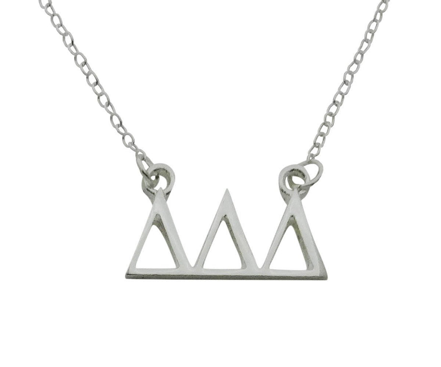 Tri Delta Delta Delta Floating Sorority Lavalier Necklace - DKGifts.com