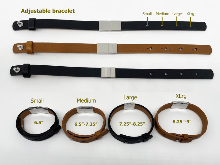 Delta Tau Delta Leather Bracelet, Fraternity Gift, DTD Jewelry, Genuine Leather, ΔΤΔ