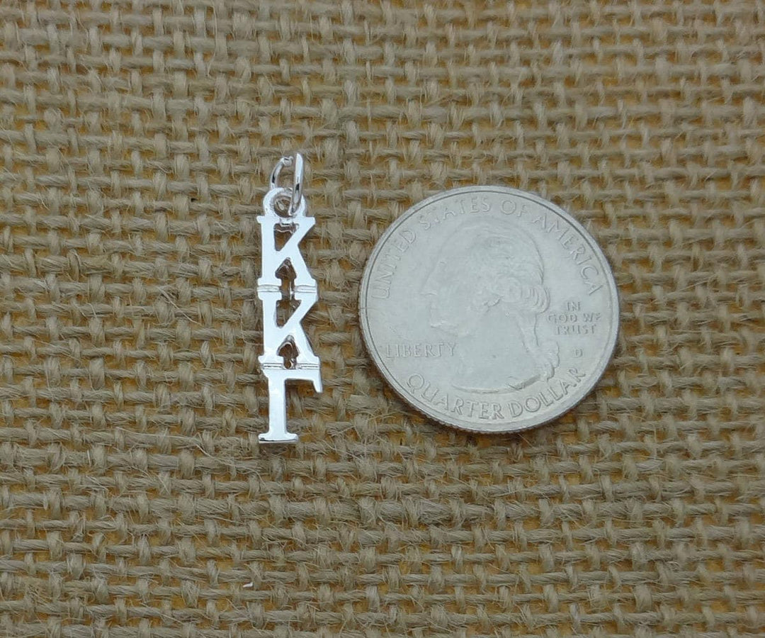 Kappa Kappa Gamma Greek Sorority Lavalier Pendant Drop Charm Chain Necklace