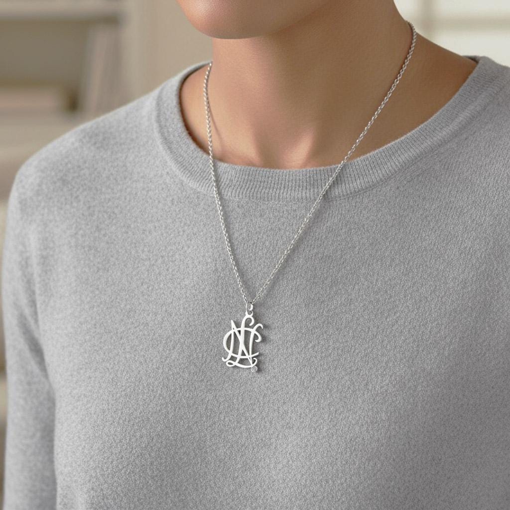 NCL Monogram Pendant Necklace, National Charity League Logo Necklace