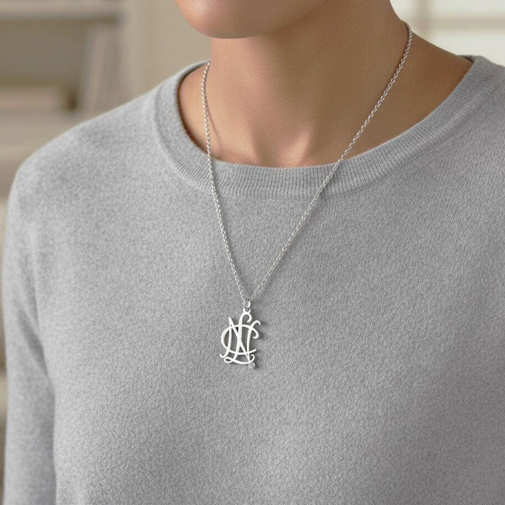 NCL Monogram Pendant Necklace, National Charity League Logo Necklace