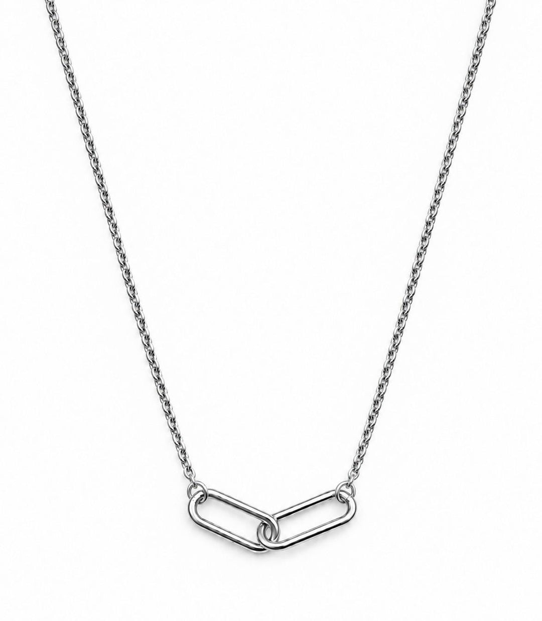 Interlocking Link Friendship Necklace, Bestie Gift, Meaningful Jewelry, Sister Keepsake, Birthday Present, Bond Symbol