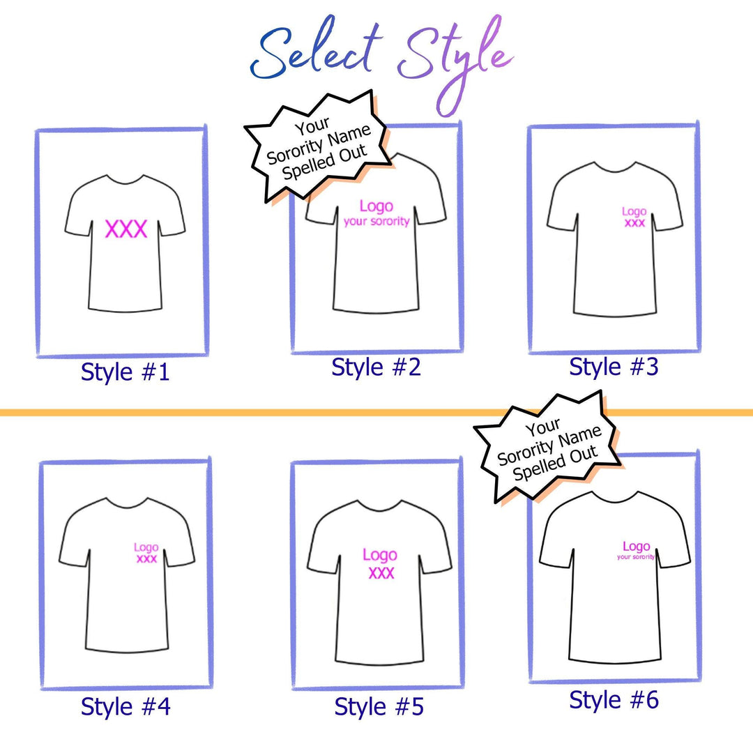 Kappa Delta Tee | ΚΔ Greek Letter Apparel | Bid Day T-Shirt | Recruitment Gift | Big Little Reveal | Sisterhood
