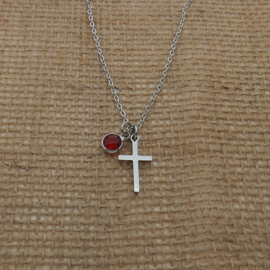 Baptism Necklace Gift for Girls, Religious Jewelry Kids, Confirmation Gift, Cross Necklace, Confirmation Jewelry, First Communion Jewelry