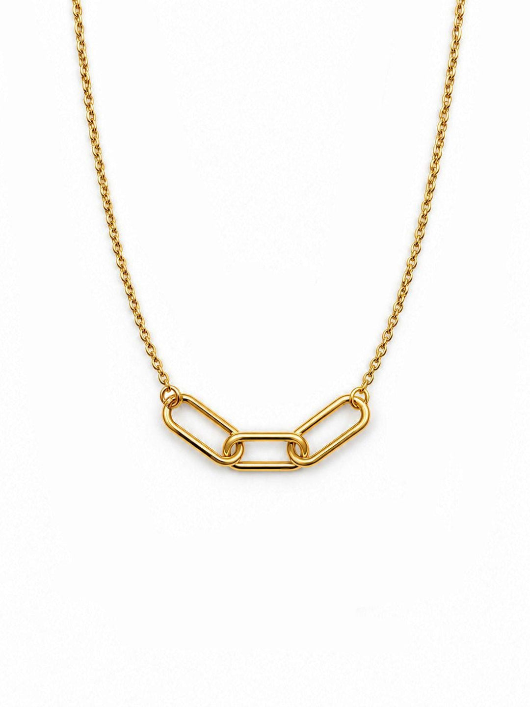 Interlocking Link Friendship Necklace, Bestie Gift, Meaningful Jewelry, Sister Keepsake, Birthday Present, Bond Symbol
