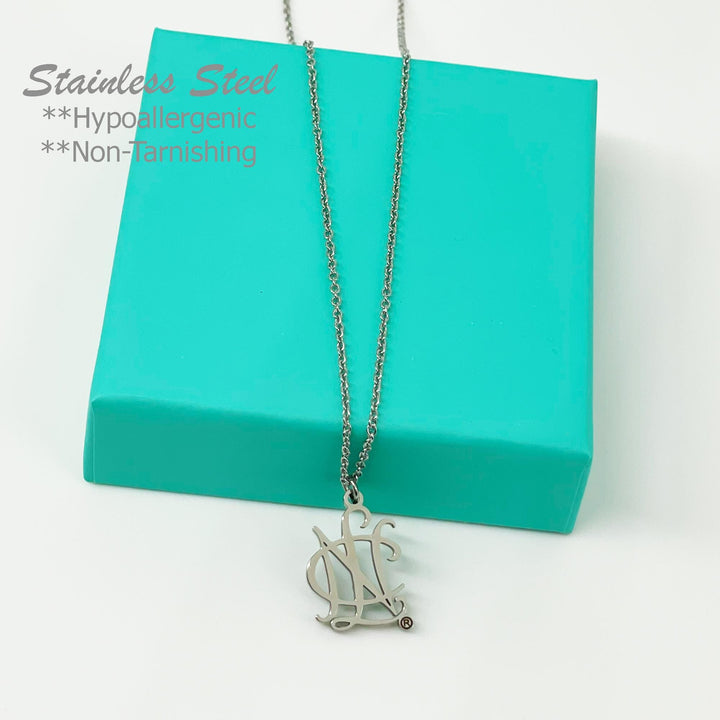 NCL Monogram Pendant Necklace, National Charity League Logo Necklace