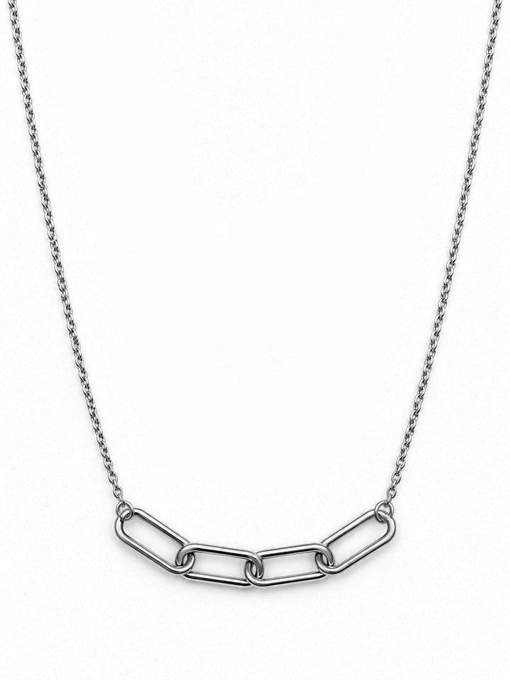 Interlocking Link Friendship Necklace, Bestie Gift, Meaningful Jewelry, Sister Keepsake, Birthday Present, Bond Symbol
