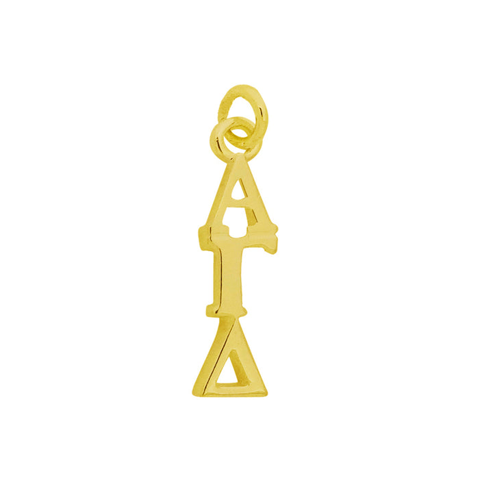 Alpha Gamma Delta Sorority Lavalier Necklace Gold Filled