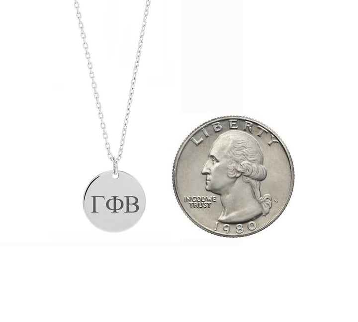 Gamma Phi Beta Dainty Sorority Necklace Stainless Steel