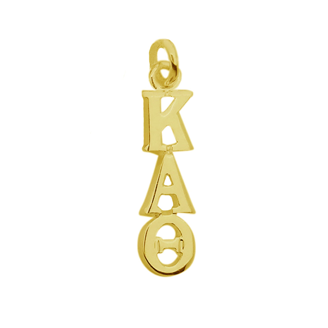 Kappa Alpha Theta Sorority Lavalier Necklace Gold Filled