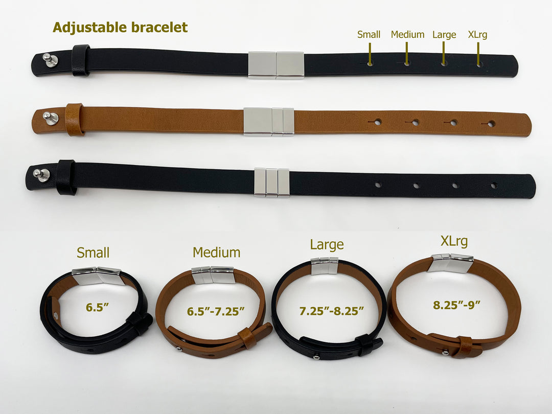 Personalize Dad Bracelet ADJUSTABLE, Men Family Bracelet, Custom Gift for Dad, Gift for Husband, Father's Day Gift, Daddy Bracelet