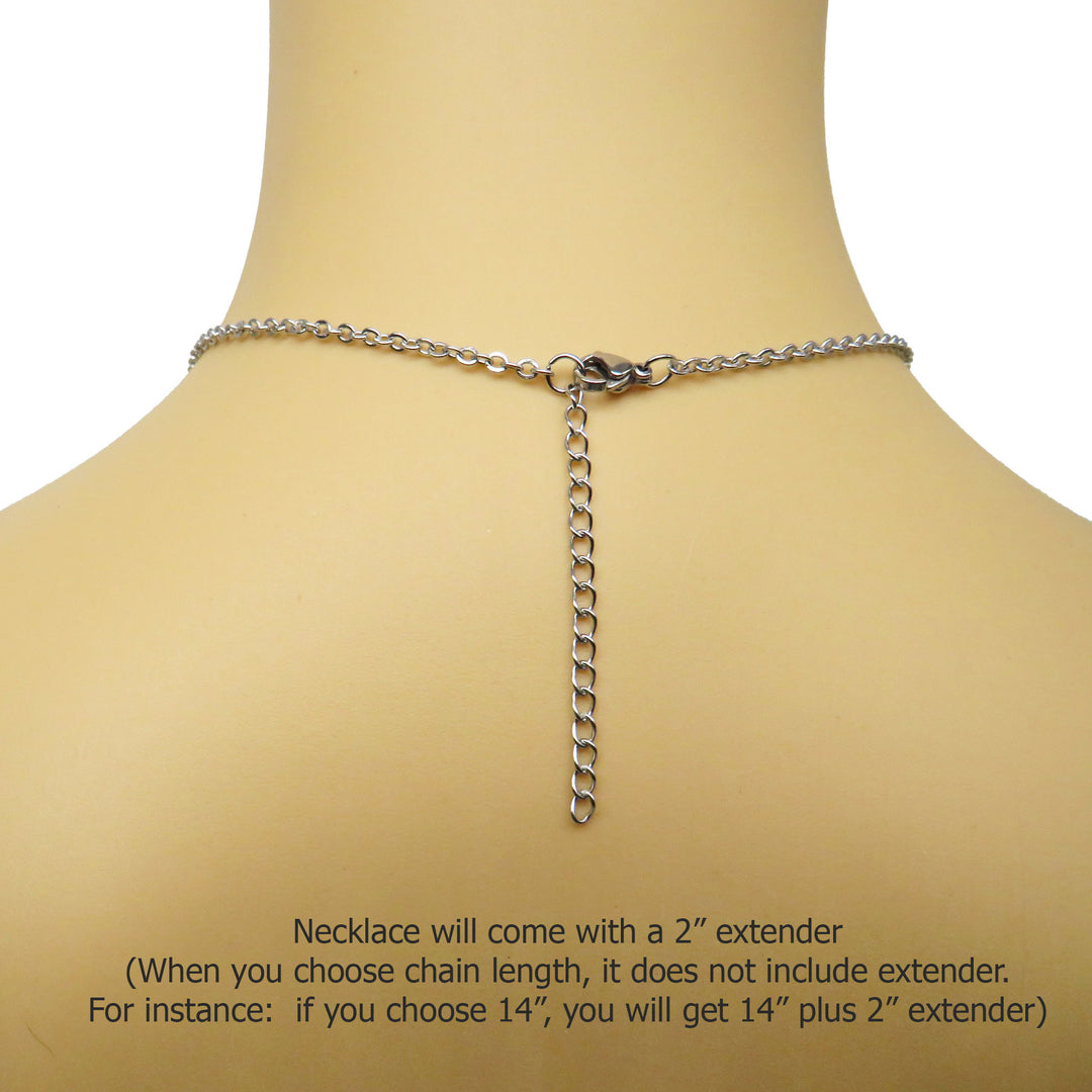 Delta Phi Epsilon Sorority Horizontal Bar Necklace