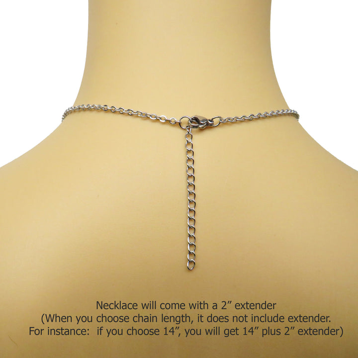 Chi Omega Sorority Horizontal Bar Necklace