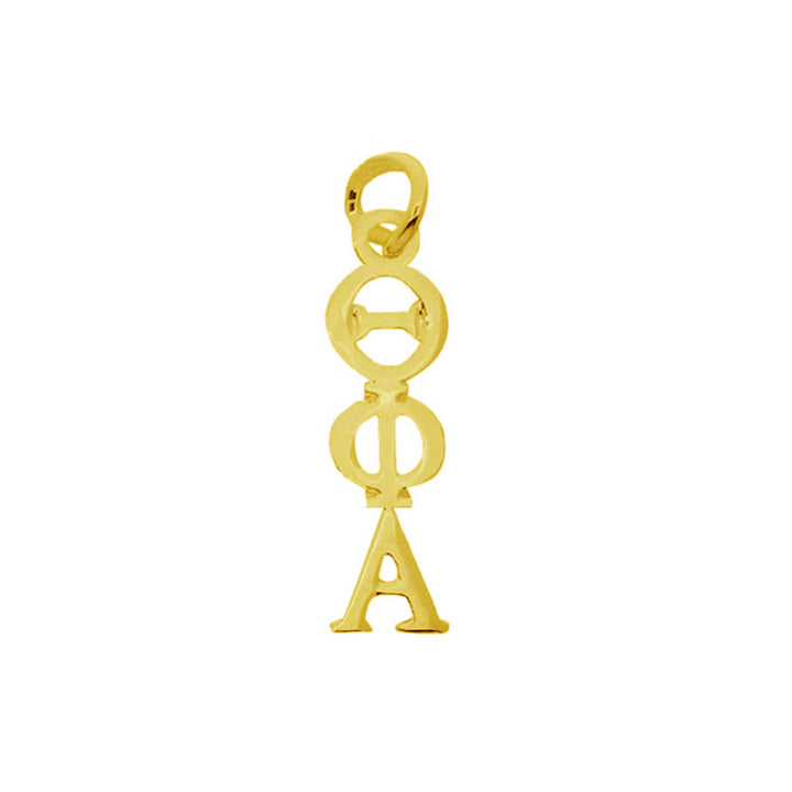 Theta Phi Alpha Sorority Lavalier Necklace Gold Filled