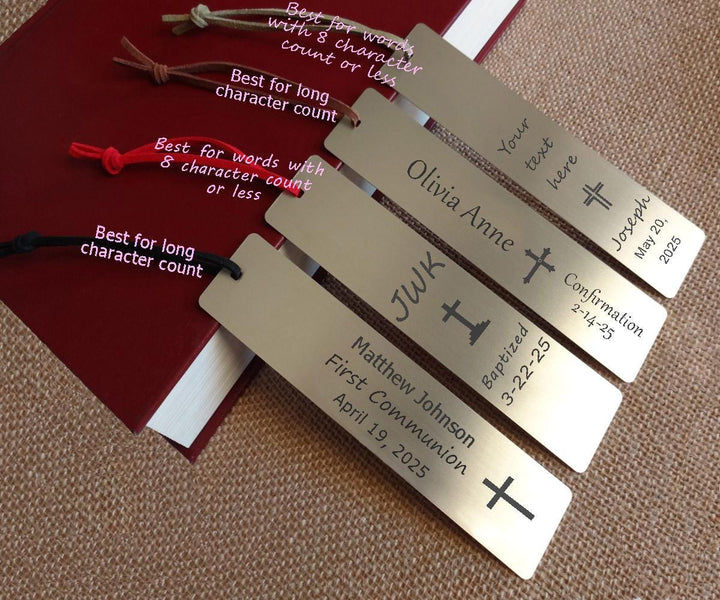 First Communion Gift, Baptism Gift, Personalized Bookmarks, Confirmation gift, Custom Bookmark, Keepsake Date, gift with bible, Hot Seller