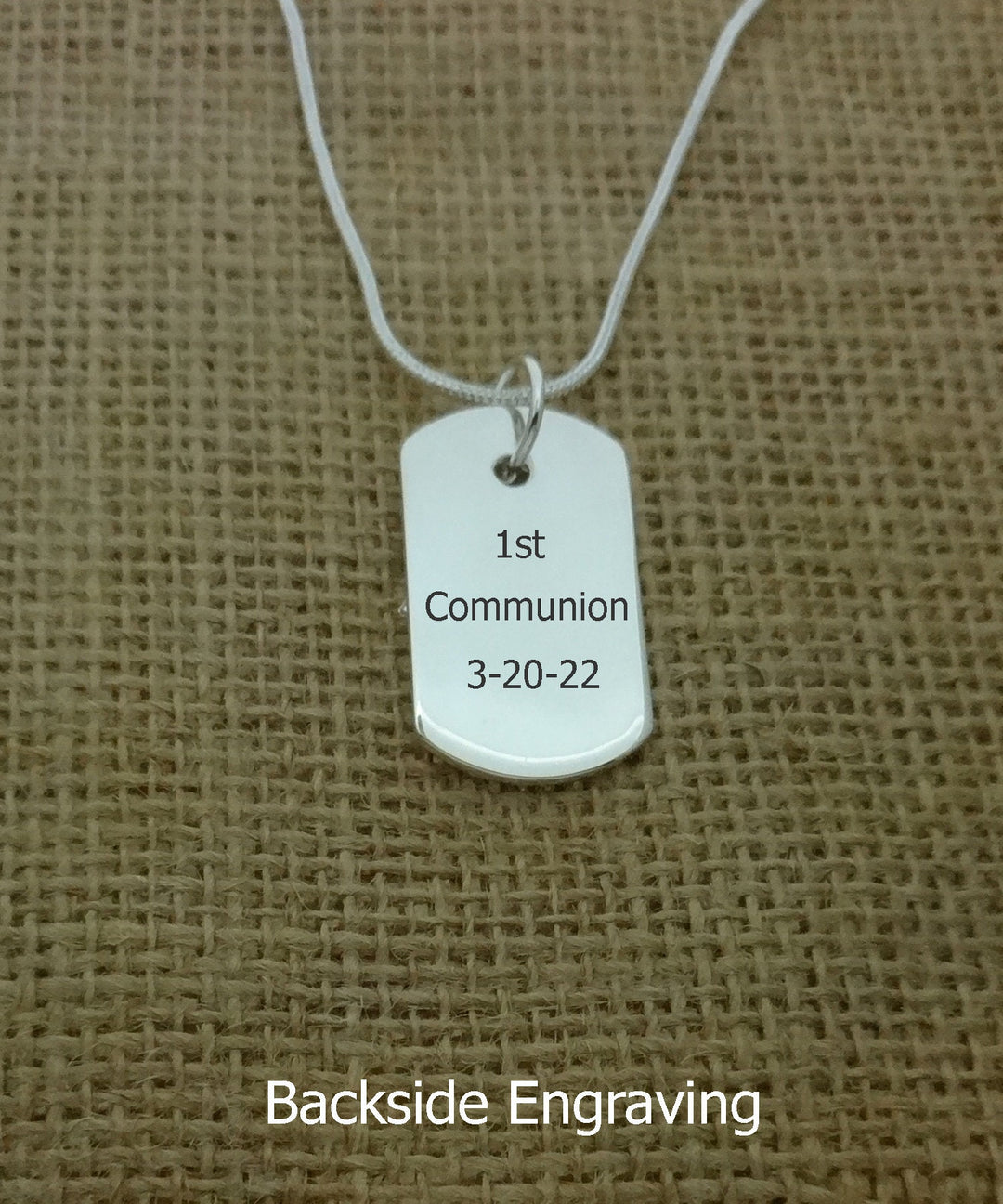 Boys Men First Communion Necklace, First Holy Communion Jewelry, Boy Men Confirmation Gift, Cross Name Date Necklace, 1st Communion Gift