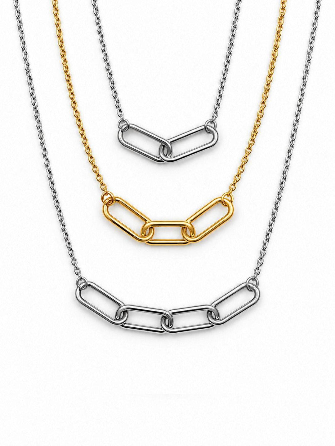 Interlocking Link Friendship Necklace, Bestie Gift, Meaningful Jewelry, Sister Keepsake, Birthday Present, Bond Symbol