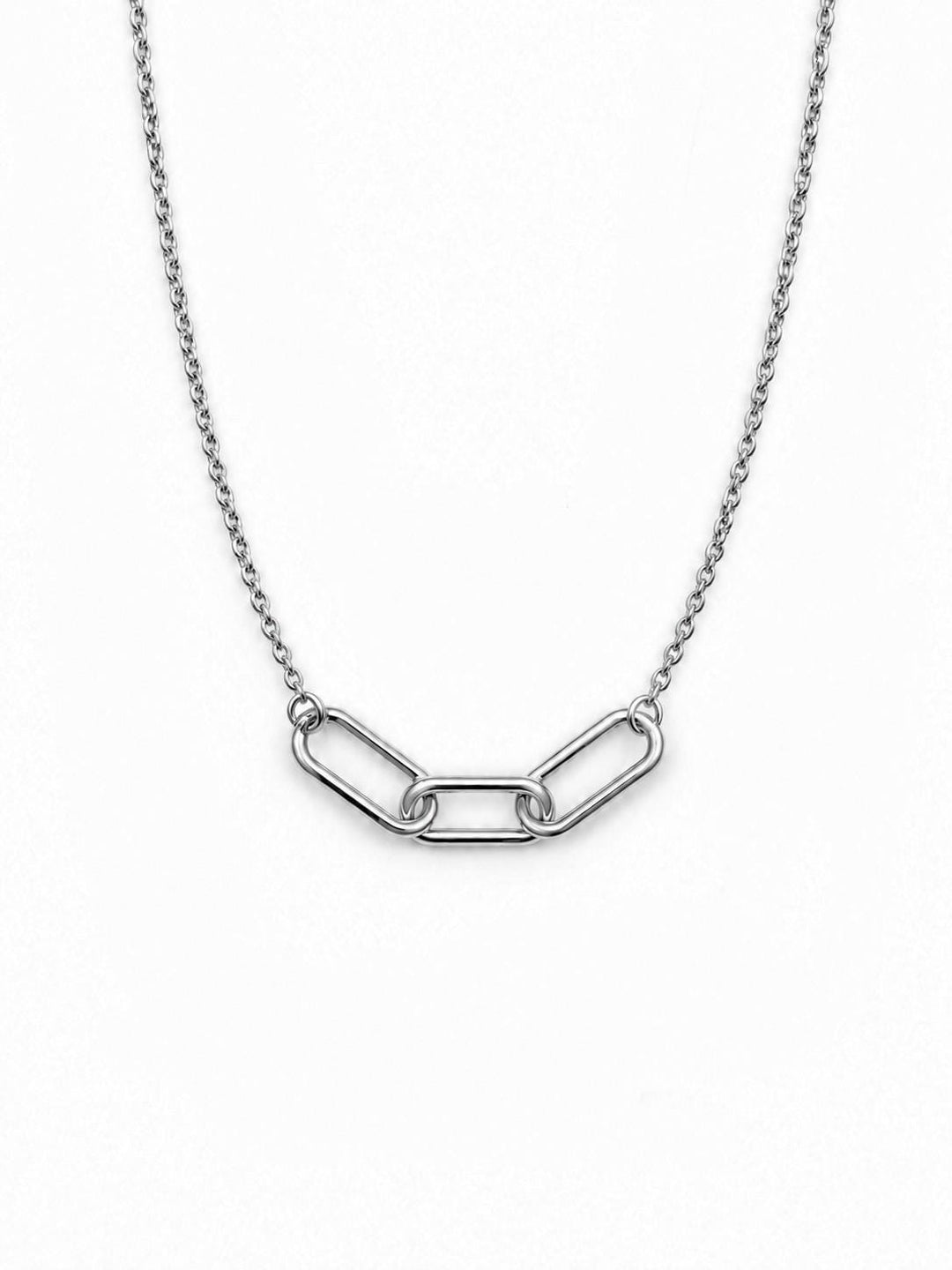 Interlocking Link Friendship Necklace, Bestie Gift, Meaningful Jewelry, Sister Keepsake, Birthday Present, Bond Symbol