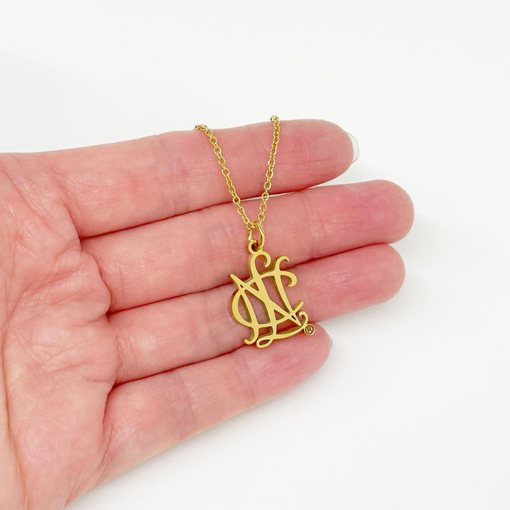NCL Monogram Pendant Necklace, National Charity League Logo Necklace