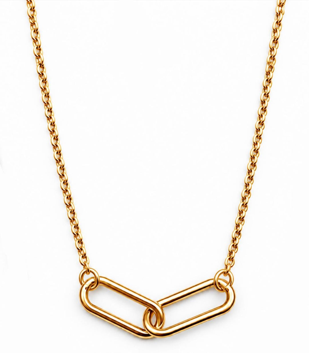 Interlocking Link Friendship Necklace, Bestie Gift, Meaningful Jewelry, Sister Keepsake, Birthday Present, Bond Symbol