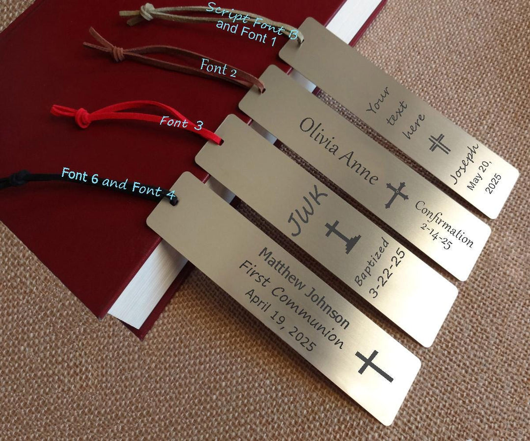 First Communion Gift, Baptism Gift, Personalized Bookmarks, Confirmation gift, Custom Bookmark, Keepsake Date, gift with bible, Hot Seller