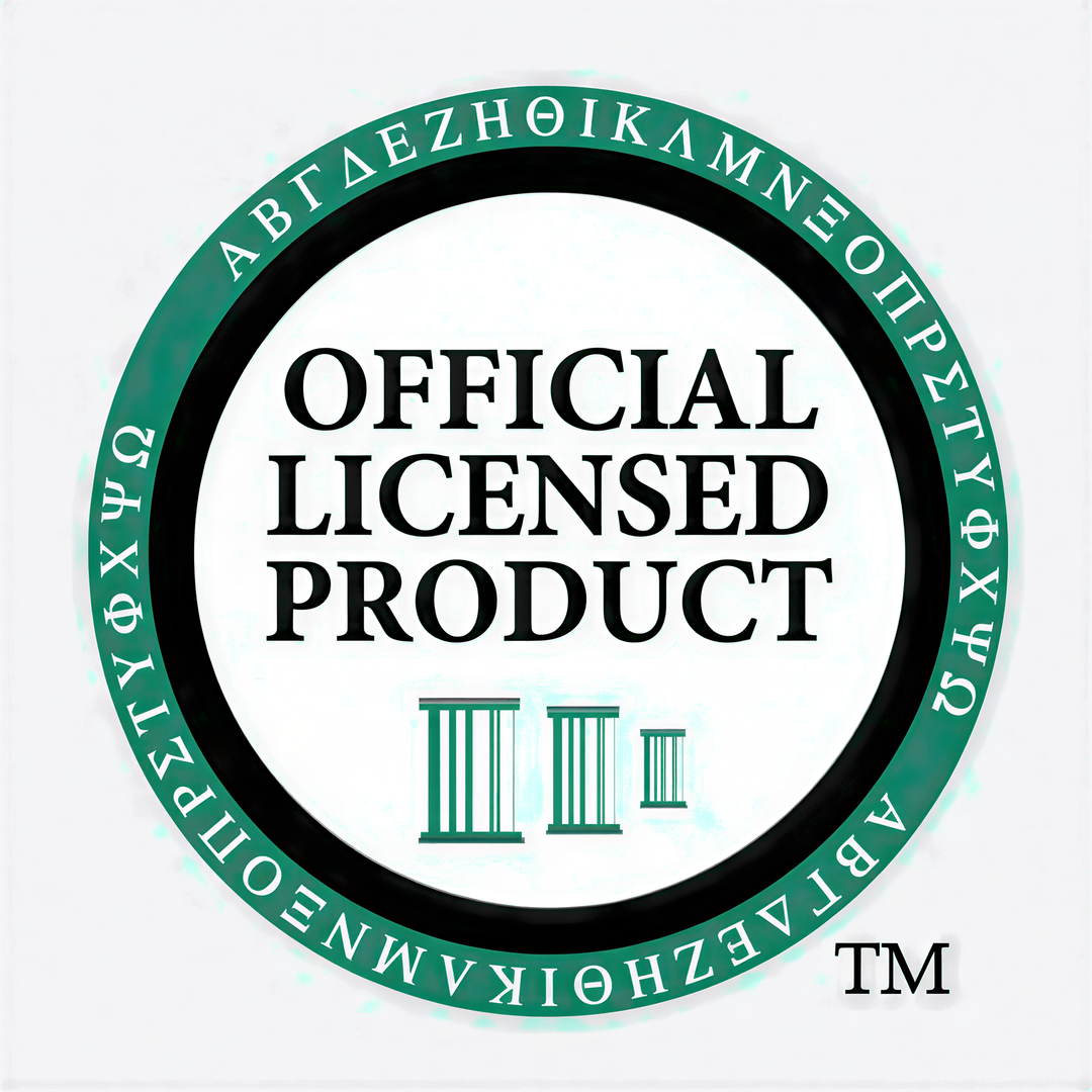 a circular logo with the text "OFFICIAL LICENSED PRODUCT" in the center.