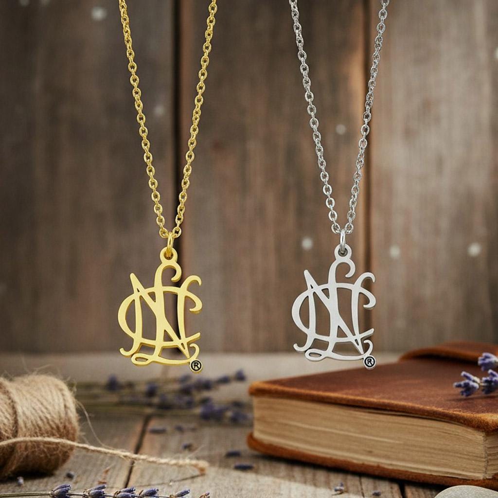NCL Monogram Pendant Necklace, National Charity League Logo Necklace