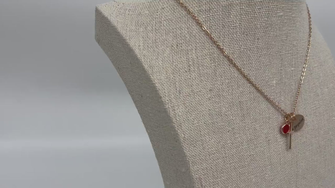 First Communion Necklace, First Holy Communion Jewelry, Confirmation Gift, Cross Name Date Necklace, 1st Holy Communion Gift