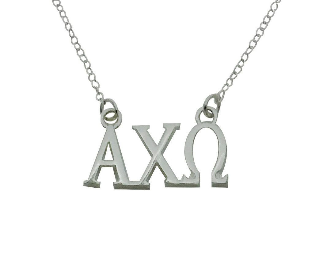 Alpha Chi Omega Floating Sorority Lavalier Necklace - DKGifts.com