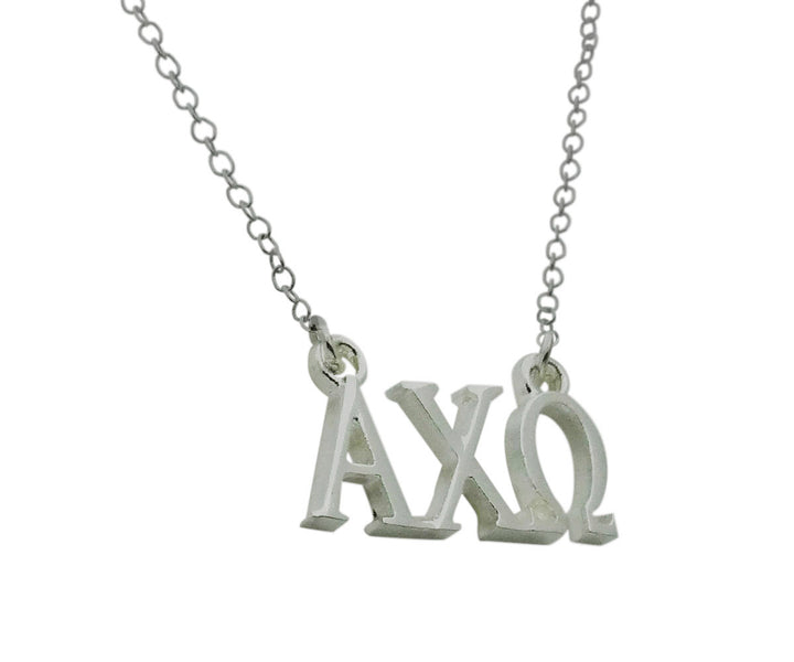 Alpha Chi Omega Floating Sorority Lavalier Necklace - DKGifts.com