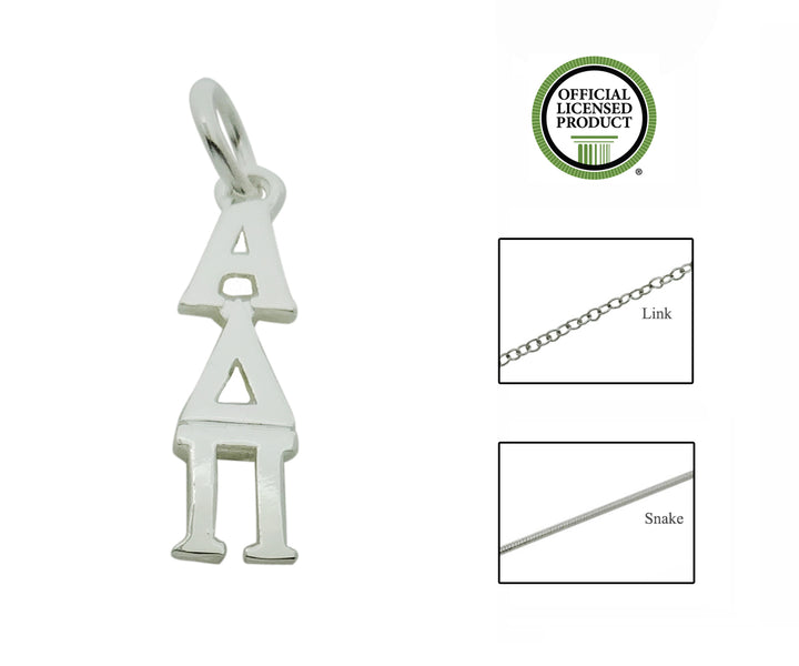 Alpha Delta Pi Greek Sorority Lavalier Pendant Necklace - DKGifts.com