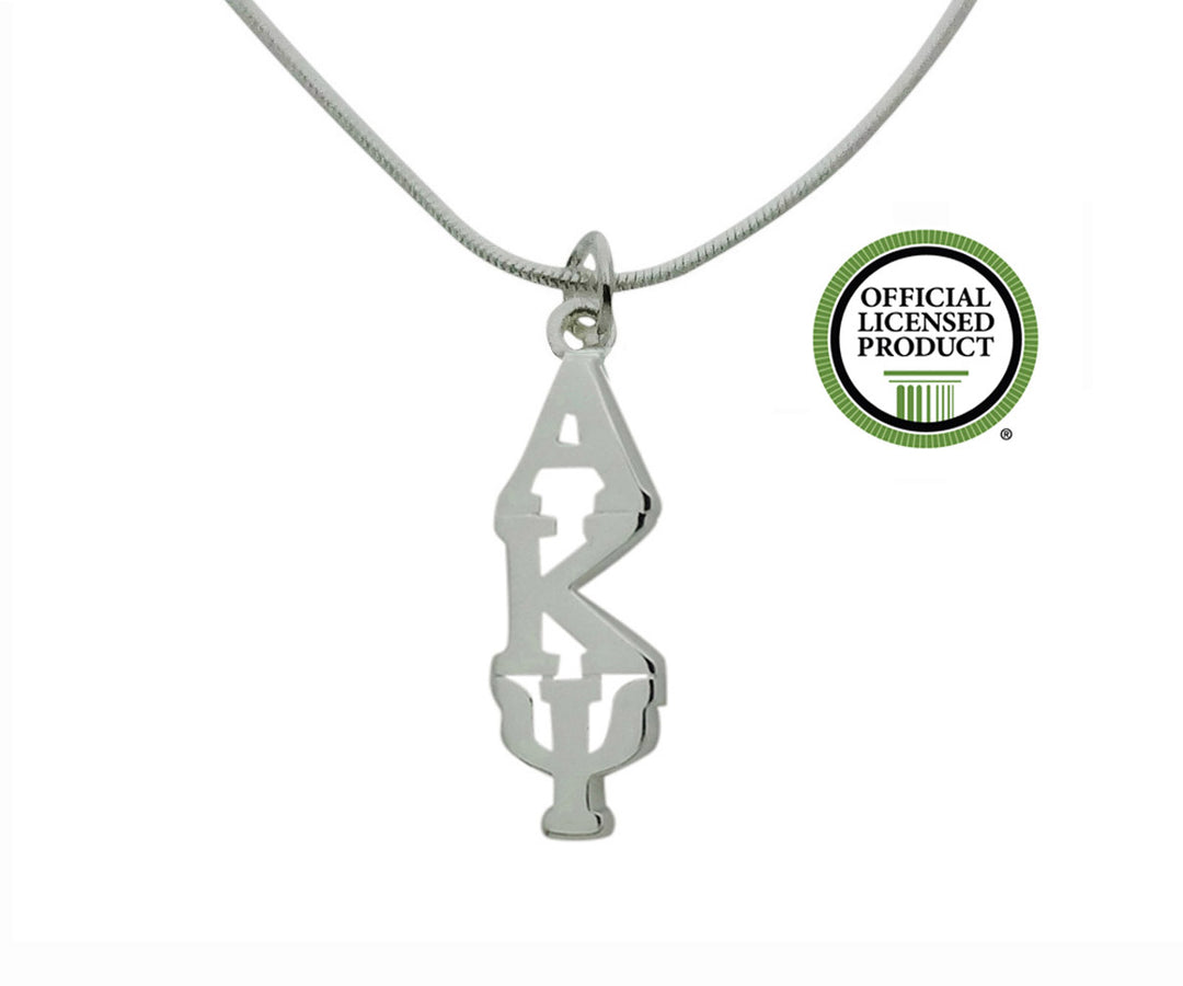 Alpha Kappa Psi Greek Sorority Lavalier Charm Drop Necklace - DKGifts.com