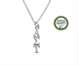 Alpha Sigma Tau Greek Sorority Lavalier Pendant Necklace - DKGifts.com