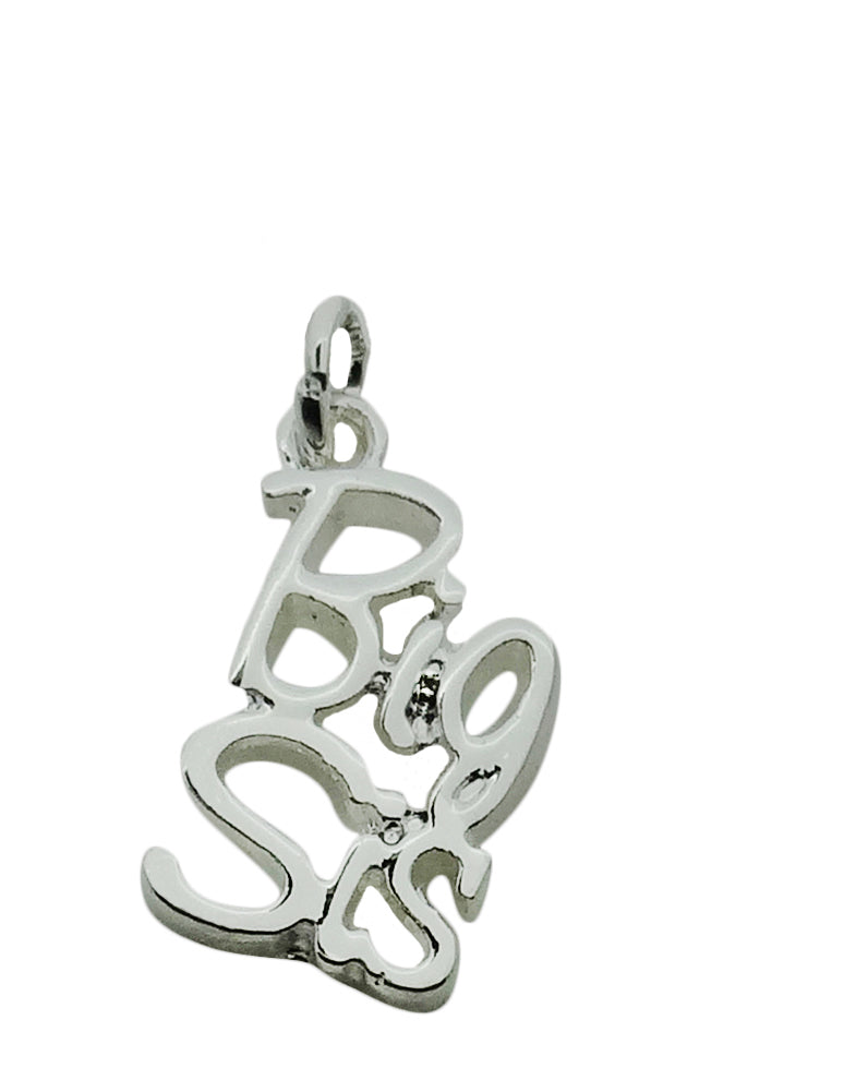 Big Sis Greek Sorority Lavalier Charm Drop Necklace - DKGifts.com