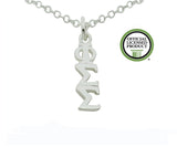 Phi Sigma Sigma Greek Sorority Lavalier Pendant Necklace - DKGifts.com